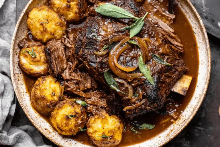 Apple Cider Pot Roast With Potatoes Recipe