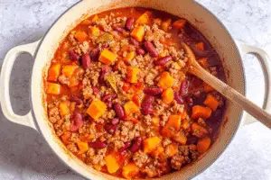 Apple Sage Turkey Chili