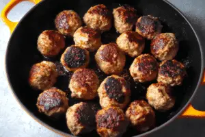 Apple Sage Turkey Meatballs