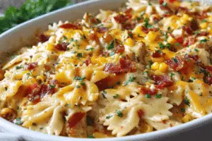 BBQ Ranch Chicken Casserole