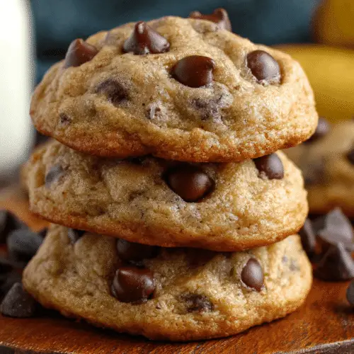 Banana Chocolate Chip Cookies Recipe