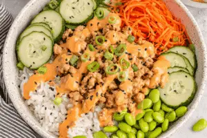 Bang Bang Turkey Rice Bowl