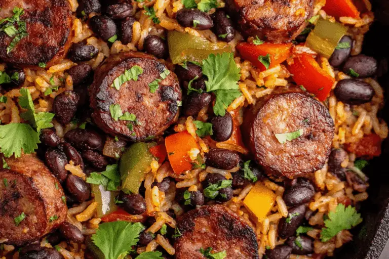 Black Beans And Rice With Sausage Recipe