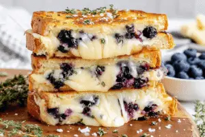 Blueberry Grilled Cheese Sandwich
