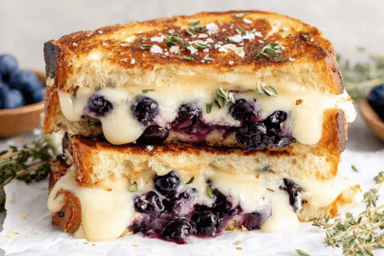 Blueberry Grilled Cheese Sandwich Recipe