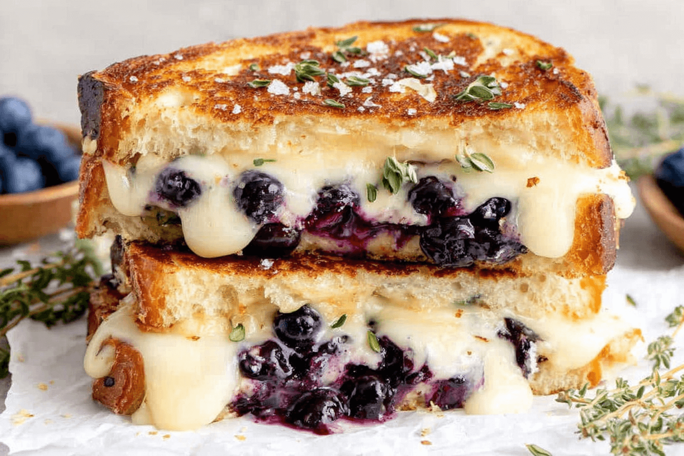 Blueberry Grilled Cheese Sandwich Recipe