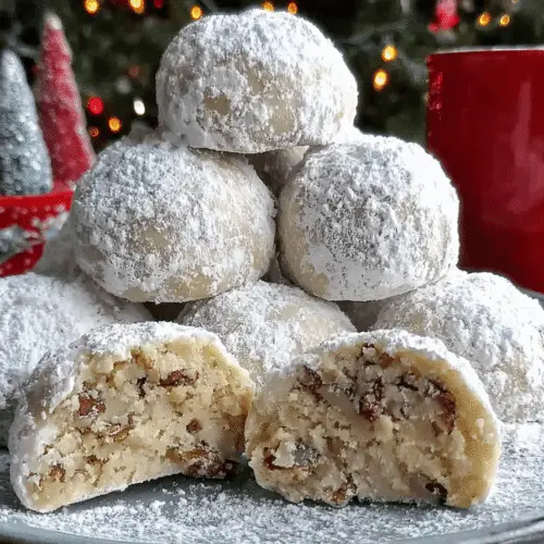 Buttery Pecan Snowball Cookies Recipe