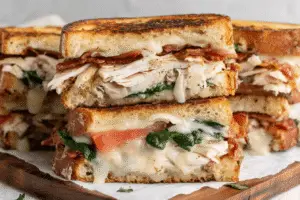 Cheddar And Bacon Turkey Melt