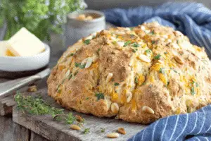 Cheddar And Herb Soda Bread