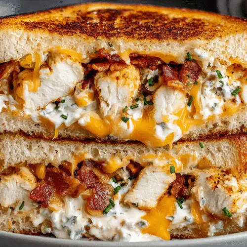 Cheddar Bacon Ranch Chicken Melt Recipe