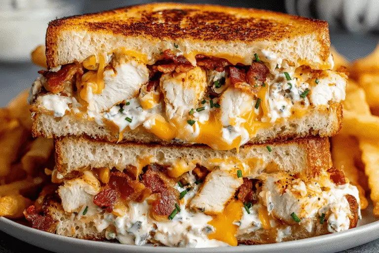 Cheddar Bacon Ranch Chicken Melt Recipe