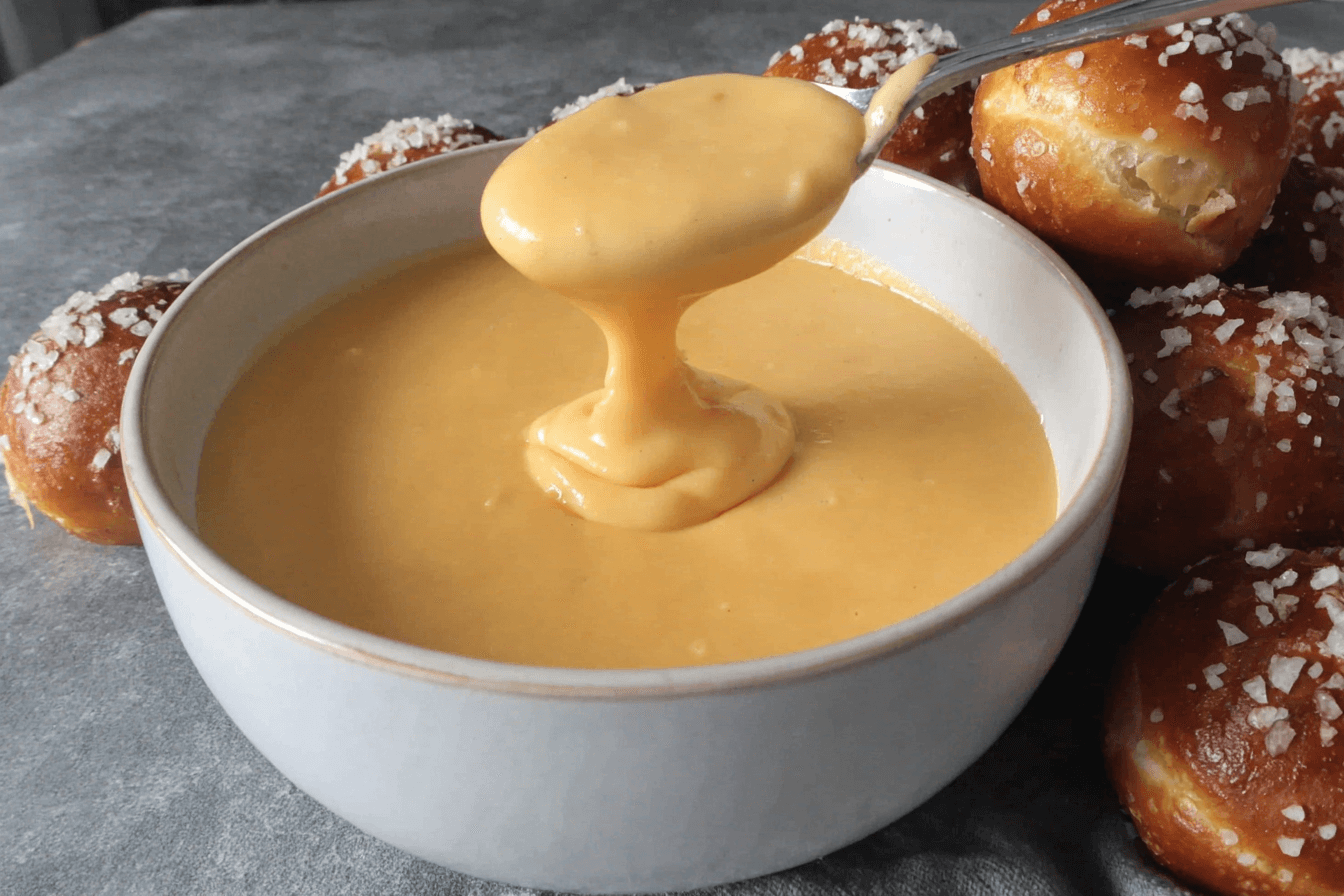 Cheddar Pretzel Oktoberfest Dip Recipe