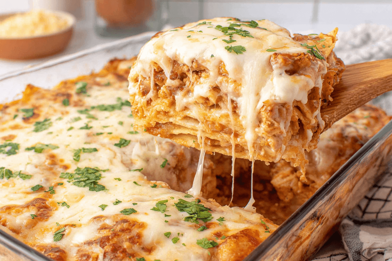 Cheesy Chicken Taco Casserole Recipe