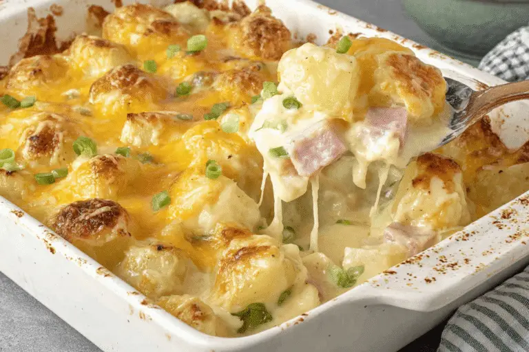 Cheesy Ham And Potato Casserole Recipe