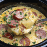 Cheesy Potato Kielbasa Soup Recipe