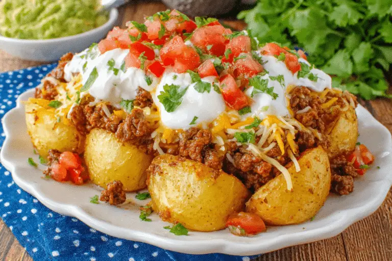 Cheesy Taco Potatoes Recipe