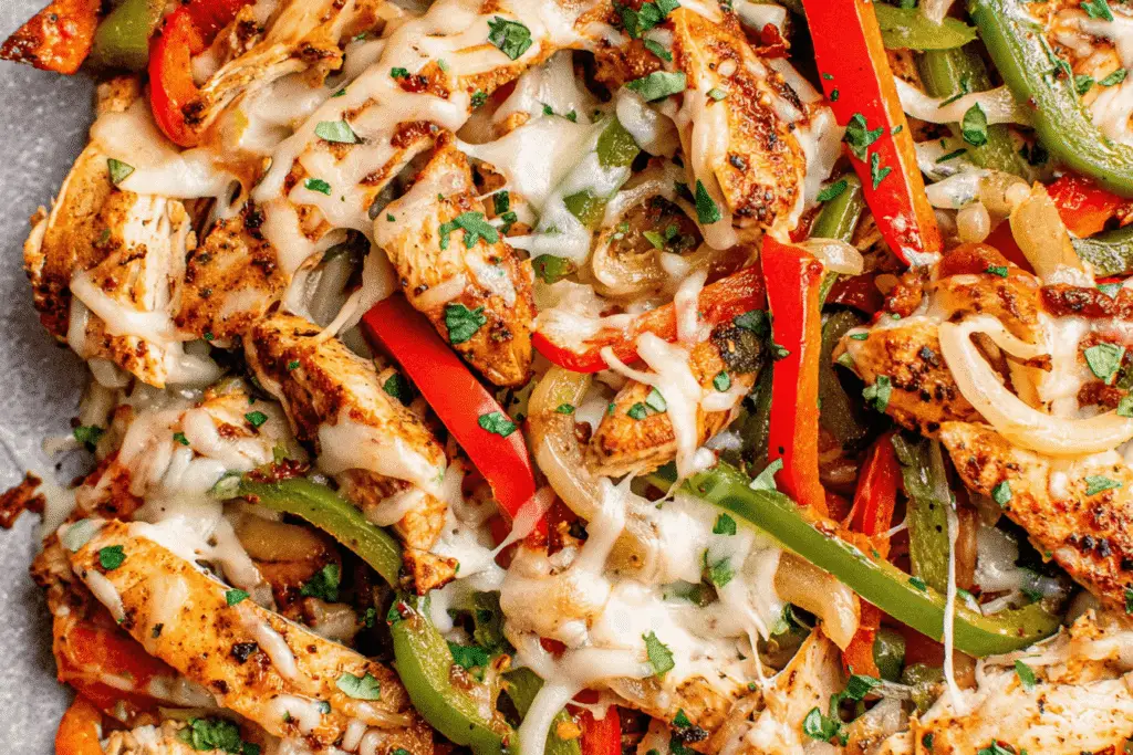 Chicken Cheesesteak Skillet Recipe