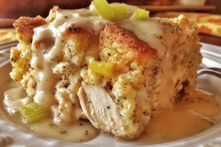 Chicken & Dressing Casserole Recipe