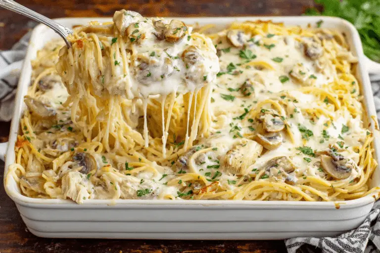 Chicken Tetrazzini Casserole Recipe