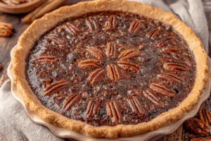 Chocolate Bourbon Pecan Pie