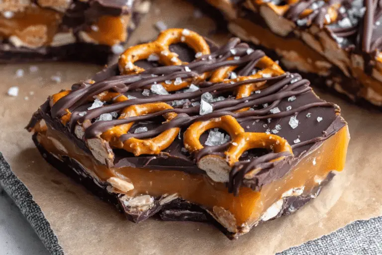 Chocolate Pretzel Caramel Bark Recipe