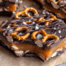 Chocolate Pretzel Caramel Bark Recipe