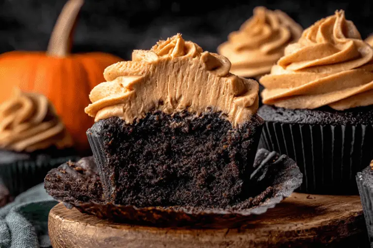 Chocolate Pumpkin Cupcakes Recipe