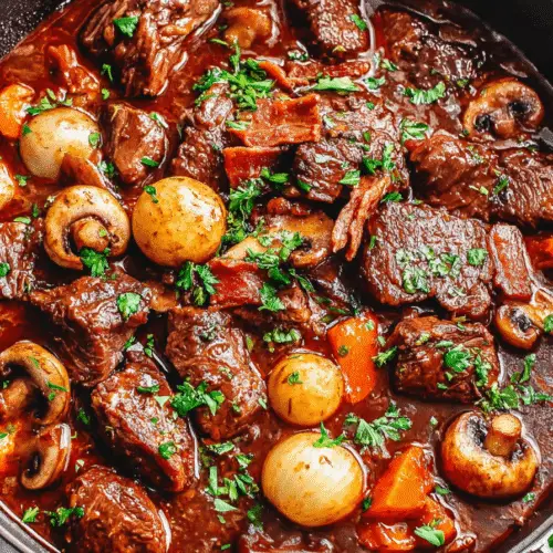 Classic Beef Bourguignon Recipe