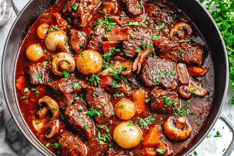 Classic Beef Bourguignon Recipe