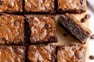 Classic Homemade One Bowl Brownies