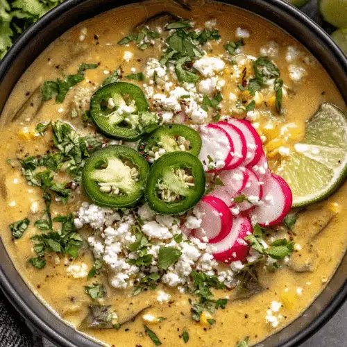 Cozy Roasted Poblano Soup Recipe