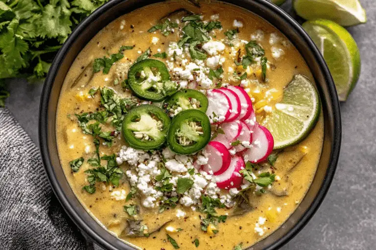 Cozy Roasted Poblano Soup Recipe