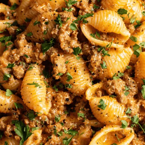 Creamy Beef Pasta Recipe