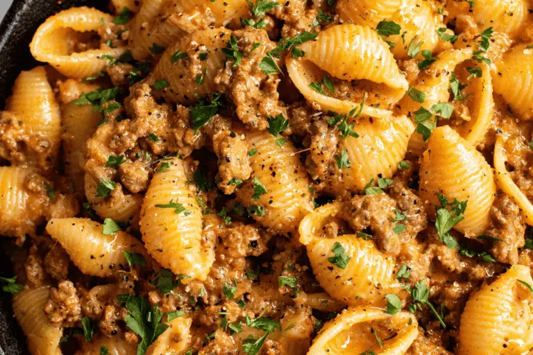 Creamy Beef Pasta Recipe