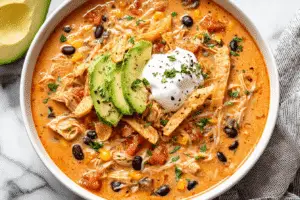Creamy Chicken Tortilla Soup
