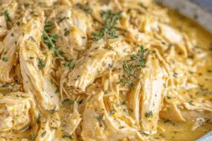 Creamy Slow Cooker Chicken and Gravy