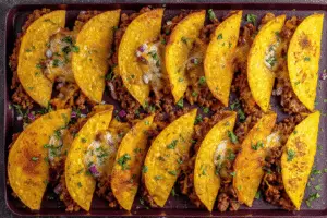 Crispy Baked Ground Beef Tacos