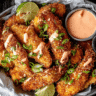 Crispy Coconut Chicken Tenders with Bang Bang Sauce Recipe