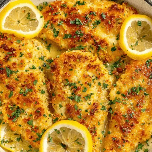 Crispy Lemon-Crusted Chicken Recipe
