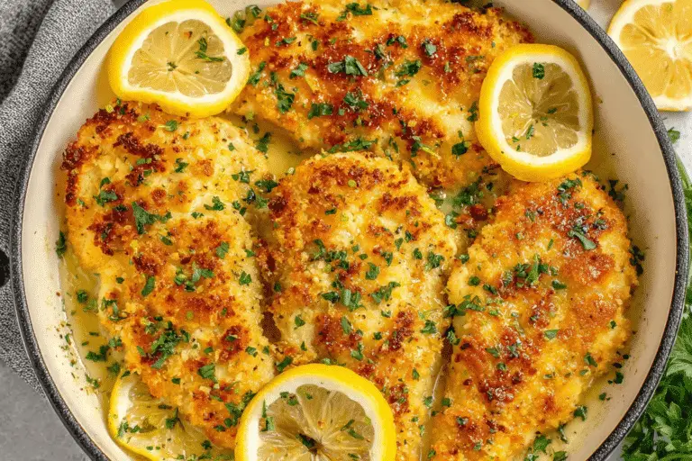 Crispy Lemon-Crusted Chicken Recipe