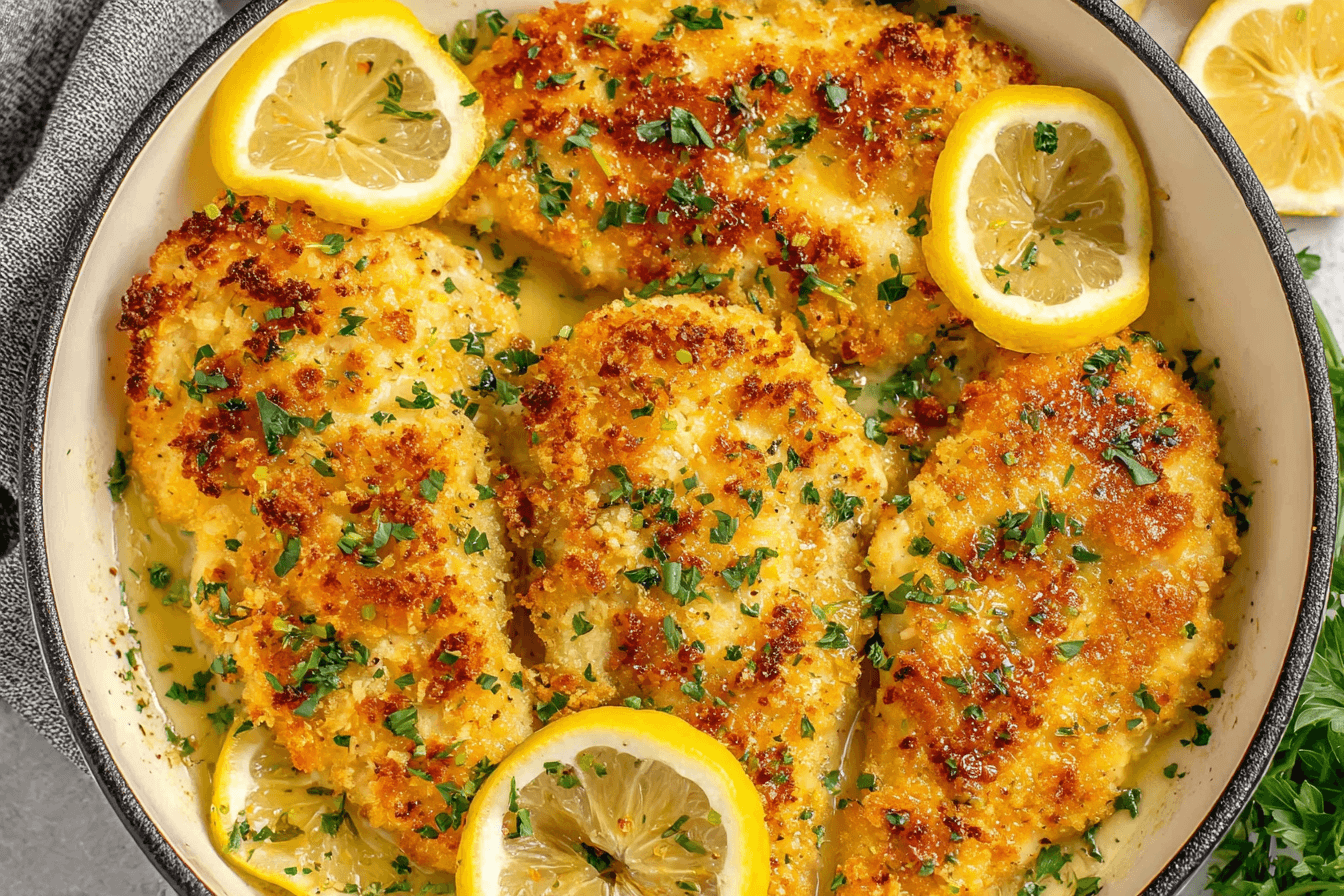 Crispy Lemon-Crusted Chicken Recipe