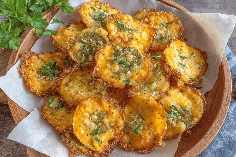 Crispy Pickle Cheese Bites Recipe