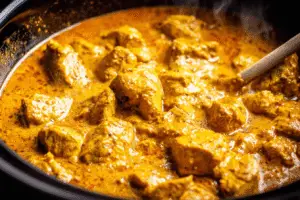 Crockpot Creamy Coconut Chicken Tikka Masala