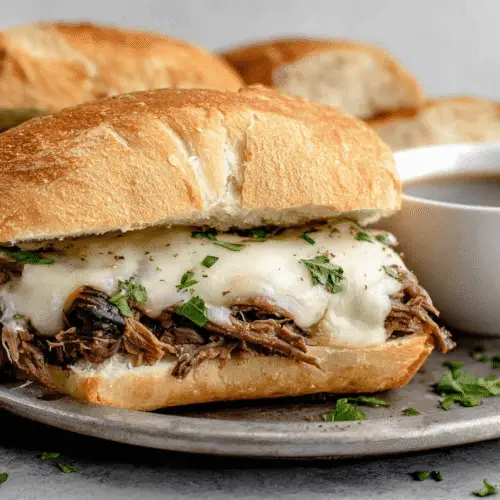 Crockpot French Dip Sandwiches Recipe