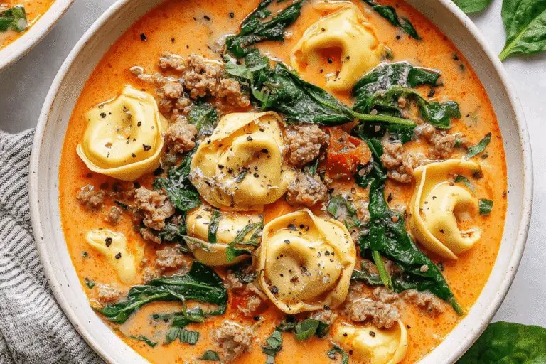 Crockpot Tortellini Soup With Sausage Recipe