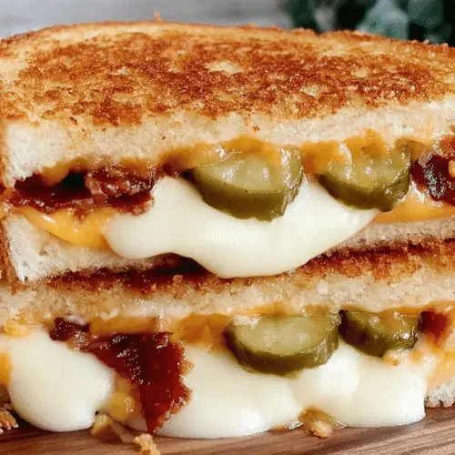 Dill Pickle Bacon Grilled Cheese Recipe