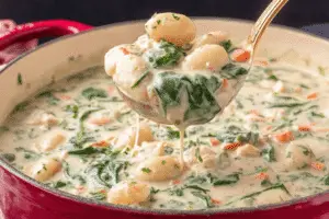 Easy Rotisserie Chicken Gnocchi Soup