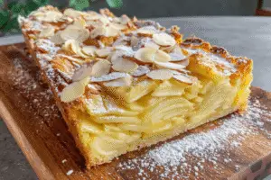French Apple Invisible Cake