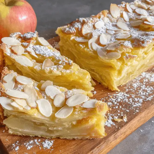 French Apple Invisible Cake Recipe