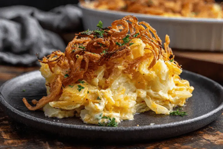 French Onion Funeral Potatoes Recipe